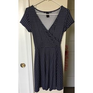 Navy Blue Profesional Dress